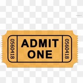 Admission Ticket Template, HD Png Download - ticket png