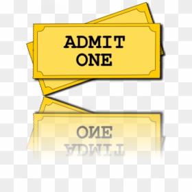 Animated Movie Theatre Tickets, HD Png Download - ticket png