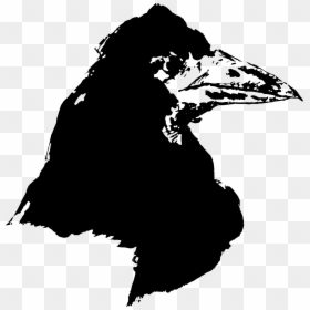 Edgar Allan Poe Raven Art, HD Png Download - raven png