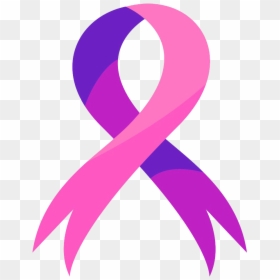 Pink Ribbon Cervical Cancer, HD Png Download - breast cancer ribbon png