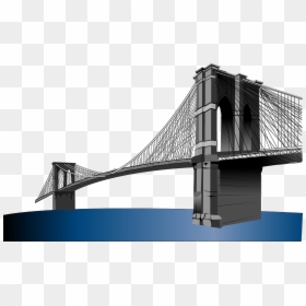 Brooklyn Bridge Clipart, HD Png Download - bridge png
