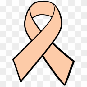 Red Ribbon Coloring Page, HD Png Download - breast cancer ribbon png