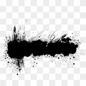 Black Splatter Background Png, Transparent Png - grunge texture png