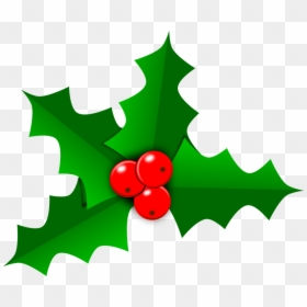 Christmas Leaf, HD Png Download - holly png
