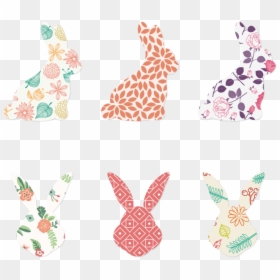 พื้น หลัง ลาย กระต่าย, HD Png Download - easter bunny png