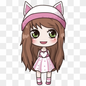 Easy Cute Anime Kawaii Girl Drawing, HD Png Download - kawaii png