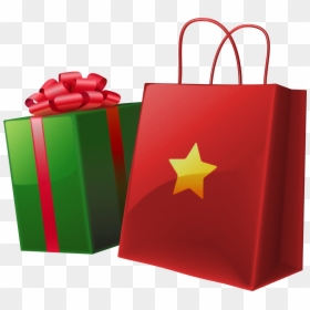 Christmas Gift Bags Clipart, HD Png Download - present png