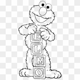 Elmo Coloring Sheets Printables, HD Png Download - elmo png