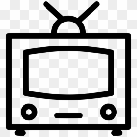 Old Tv Icon Png, Transparent Png - old tv png