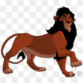 Scar The Lion King Png, Transparent Png - scar png