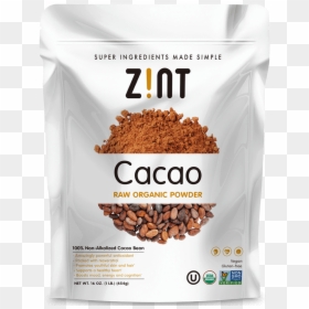 Zint Cacao Raw Organic Powder, HD Png Download - cacao png
