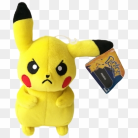 Stuffed Toy, HD Png Download - angry pikachu png