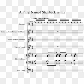 Sheet Music, HD Png Download - pimp png