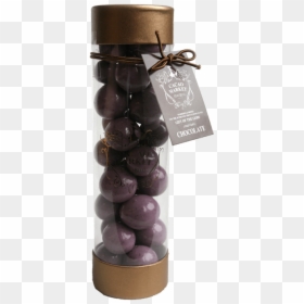 Cacao Market Chocolate Blueberries Cylinder - Chocolate Ball In Bottle, HD Png Download - cacao png