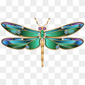 Blue Dragonfly Decoration Diamond Png Image High Quality - Clip Art Transparent Background Dragonflies, Png Download - dragonfly wings png