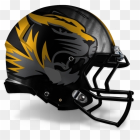 Tigers On Football Helmet, HD Png Download - mizzou logo png