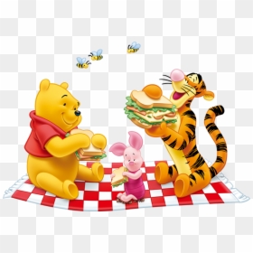 Tigger Pooh And Piglet, HD Png Download - lunch icon png