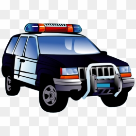 Creating Car Clip Art - Police Car Clipart Transparent, HD Png Download - car clip art png