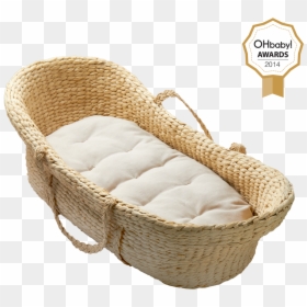 Transparent Baby In A Basket Clipart - Transparent Png Baby Cot Png, Png Download - moses png
