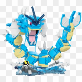 Building Construx Set Mega Pikachu Gyarados Brands, HD Png Download - angry pikachu png