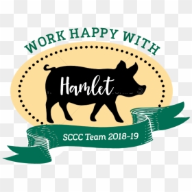 Hamlet Silhouette Badge - Suffolk County Community College, HD Png Download - hamlet png