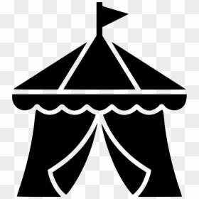 Transparent Carnival Tents Clipart - Circus Tent Svg Free, HD Png Download - tent icon png