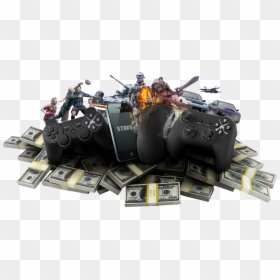 Como Ganhar Dinheiro Com Games - Video Games And Money, HD Png Download - dinheiro png