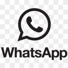 Logo Whatsapp - Whatsapp Zeichen Schwarz Weiß, HD Png Download - wasap png