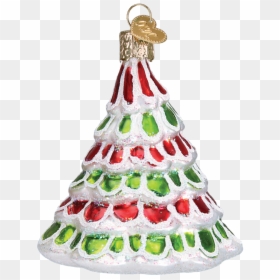 Old World Christmas Whimsical Tree Glass Ornament, - Christmas Tree, HD Png Download - green christmas ornament png