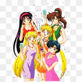 Sailor Jupiter, Sailor Venus, Sailor Mars, Sailor Moon, HD Png Download - sailor venus png