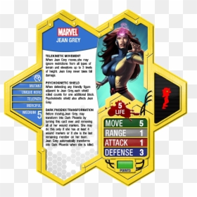 Heroscape Cards Jean Grey, HD Png Download - jean grey png