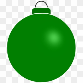 Christmas Ornament,tree,christmas Decoration - Green Christmas Ball Clipart, HD Png Download - green christmas ornament png