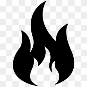 Fire Flame Computer Icons Combustibility And Flammability - Fire Icon Transparent Background, HD Png Download - black flame png