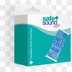 Safe And Sound Health Reusable Hot And Cold Pack - Carton, HD Png Download - ice pack png