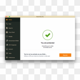 Transparent Avast Icon Png - Avast Free Antivirus For Mac, Png Download - avast icon png