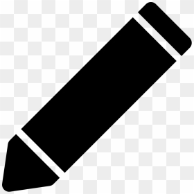 Edit Icon Transparent Png, Png Download - black pencil png