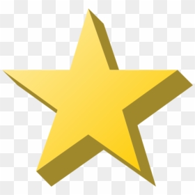 Angle,symbol,yellow - Big Star Transparent Gif, HD Png Download - 2d png