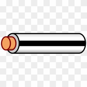 White Wire With Red Line, HD Png Download - black stripe png