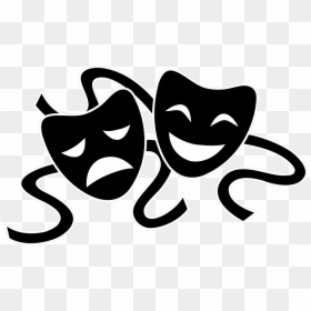Drama Theatre Of Ancient Greece Comedy Mask - Comedy And Tragedy Masks Png, Transparent Png - comedy tragedy masks png