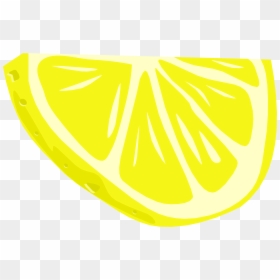 Lemon Clipart Hand Drawn - Lemon Slice Clip Art, HD Png Download - lime wedge png