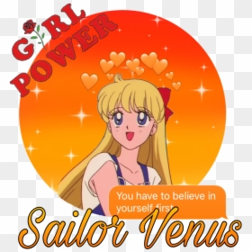 #sailorvenus - Cartoon, HD Png Download - sailor venus png