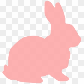 Transparent Rabbit Silhouette Png - Rabbit Silhouette Clipart Png, Png Download - bunny clipart png