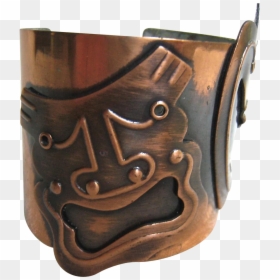 Rebajes Comedy Tragedy Mask Copper Cuff Bracelet - Artifact, HD Png Download - comedy tragedy masks png