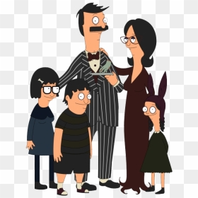 Bobs Burgers Addams Family, HD Png Download - tina belcher png