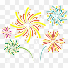 Abstract Vector Fireworks Png Download - Fireworks Pics Vector Png, Transparent Png - fireworks vector png