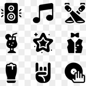 Dance Icon Vector - Symbols Related To Dance, HD Png Download - dance emoji png