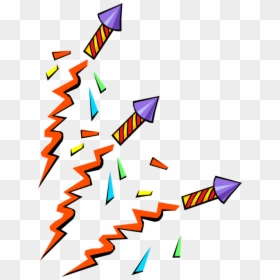 Vector Illustration Of Firecracker Fireworks Blast - Firecrackers Png, Transparent Png - fireworks vector png
