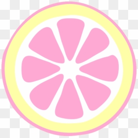 Transparent Lemon Slice Clipart - Pink Lemon Slice Clipart, HD Png Download - lime wedge png