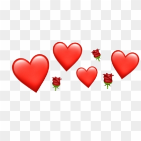 Heart, HD Png Download - monkey emoji with flower crown png