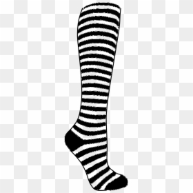 Number 1 Clipart Striped - Striped Socks Clipart, HD Png Download - black stripe png